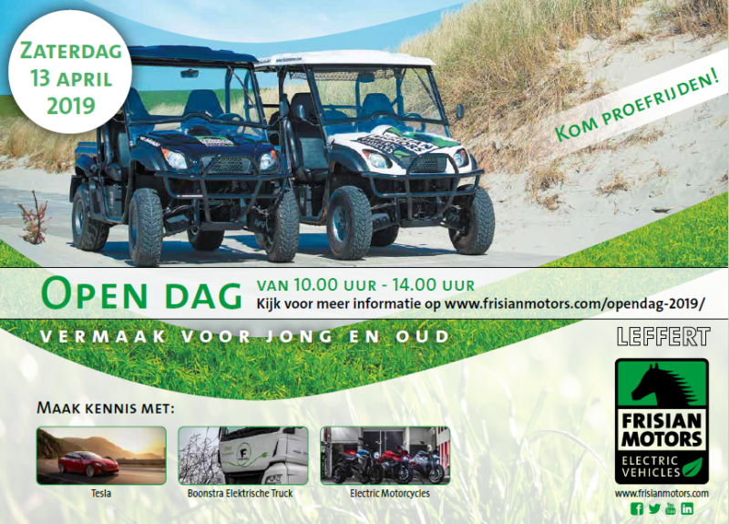 Advertentie Open dag Frisian Motors Website