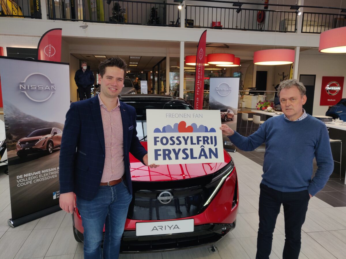 Exclusief kijkje Freonen-voorman De Boer bij nieuwe Nissan ARIYA (Haaima Hylkema)