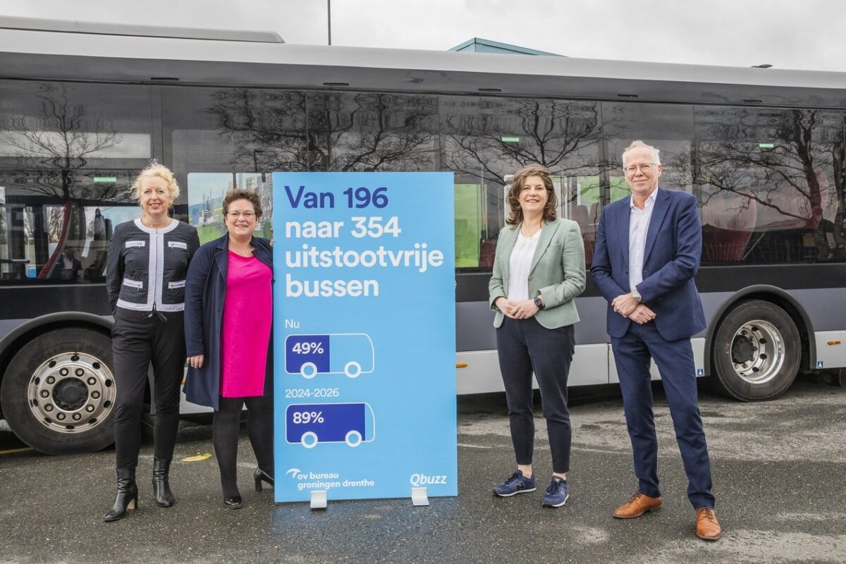 158 Nieuwe elektrische bussen voor Groningen en Drenthe