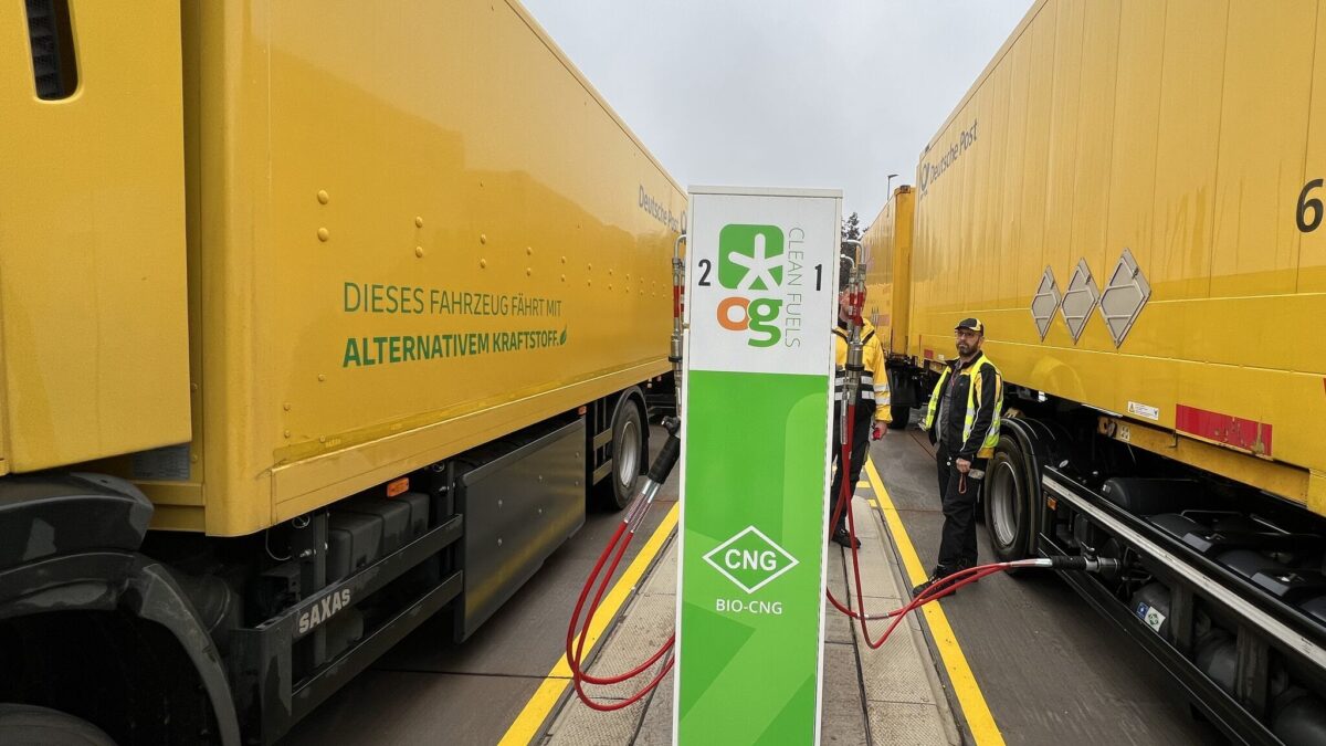 DHL gebruikt Bio-CNG OG Clean Fuels voor distributietaken
