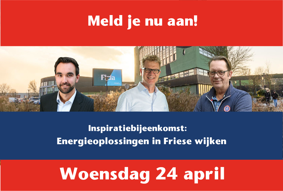 Freonen-inspiratiebijeenkomst: energieoplossingen in Friese wijken