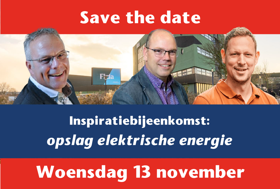 Inspiratiebijeenkomst: opslag van elektrische energie